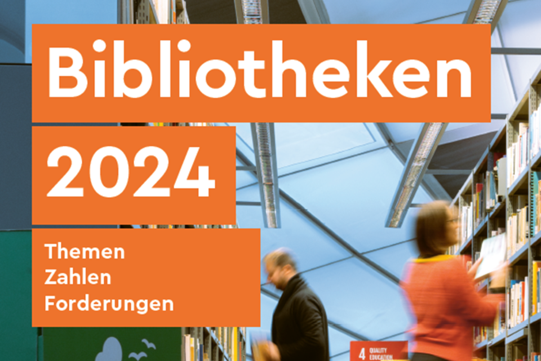 Cover der Oublikation Bibliotheken 2024