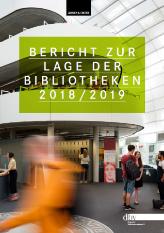 Cover des Berichtes zur Lage der Bibliotheken 2018