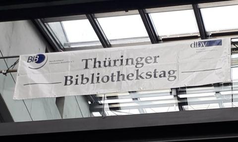 Banner vom Thüringer Bibliothekstag