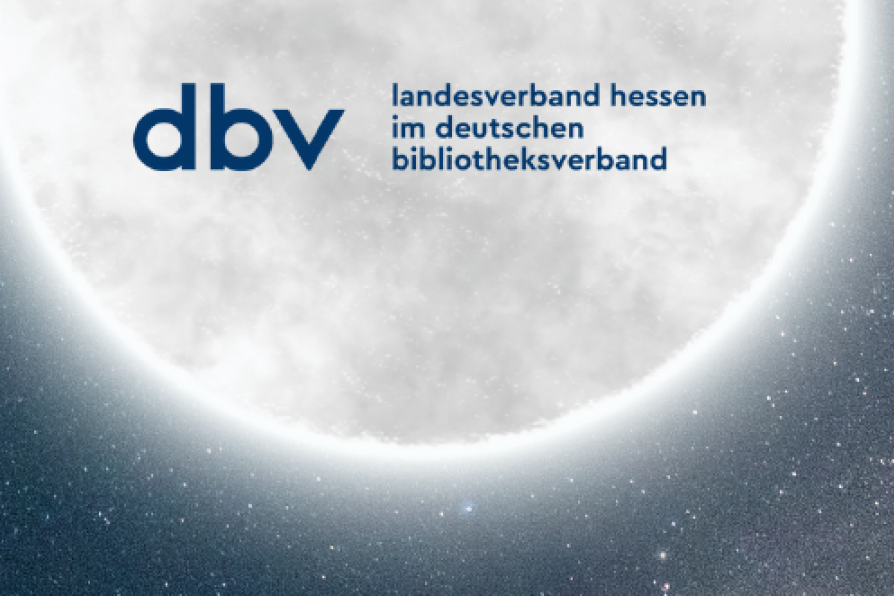 Mond mit Logo des LV Hessens